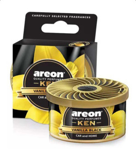 خوشبو کننده کنسروی آرئون (کن) وانیل بلک (vanilla black) areon ken