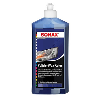 پولیش و واکس همرنگ آبی سوناکس مدل Sonax Polish & Wax Color