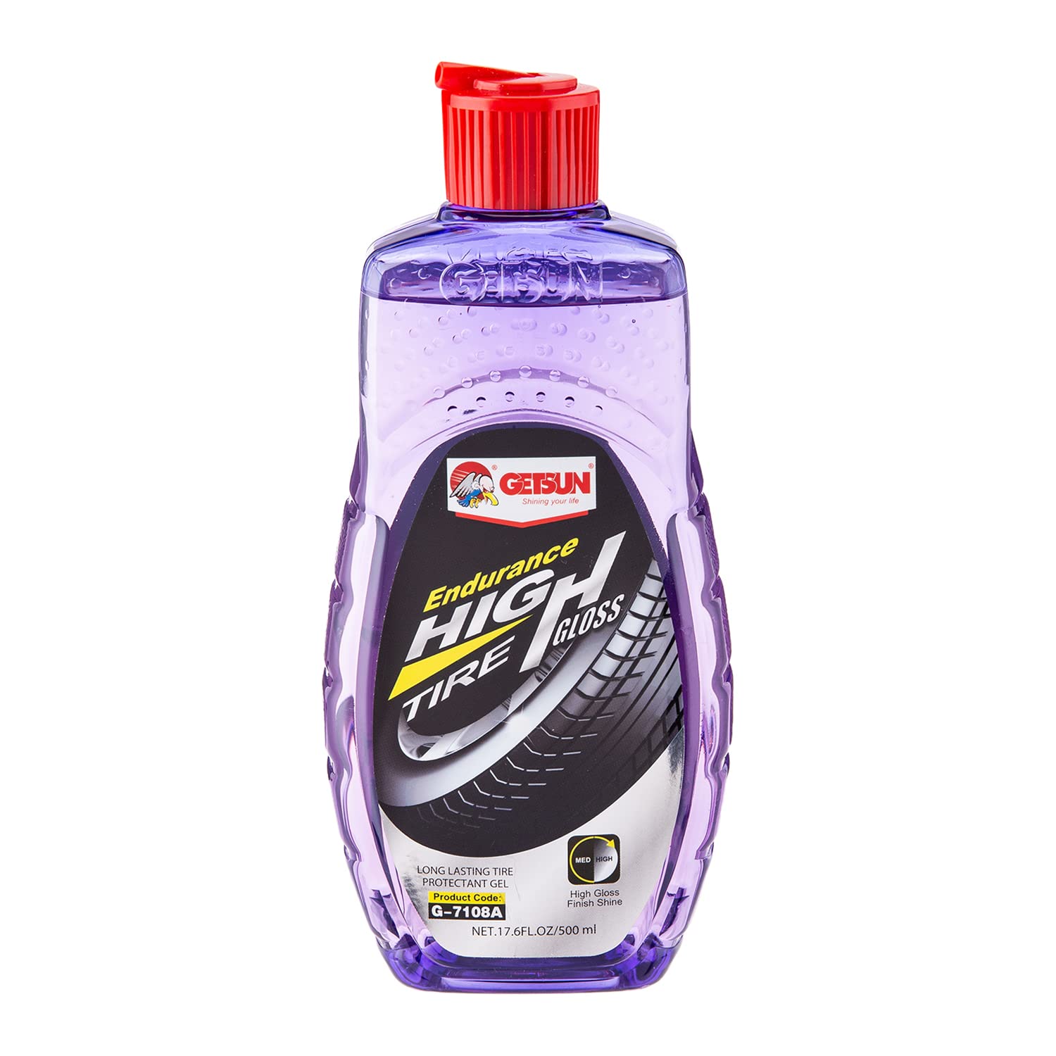 ژل واکس لاستیک گتسان Tire shine gel getsun 500 ml
